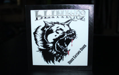 Blink 182 Dogs Eating Dogs EP 3D Printed Logo Art