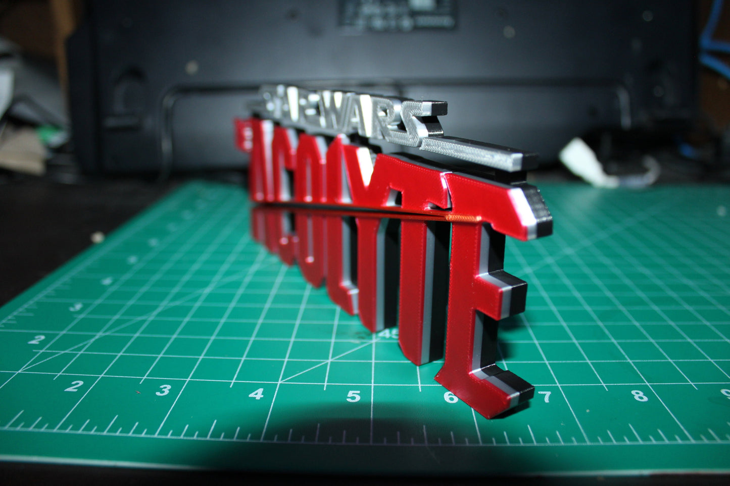 The Acolyte 3D printed Logo Art