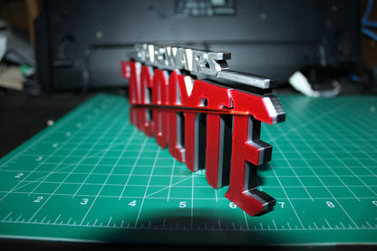 The Acolyte 3D printed Logo Art