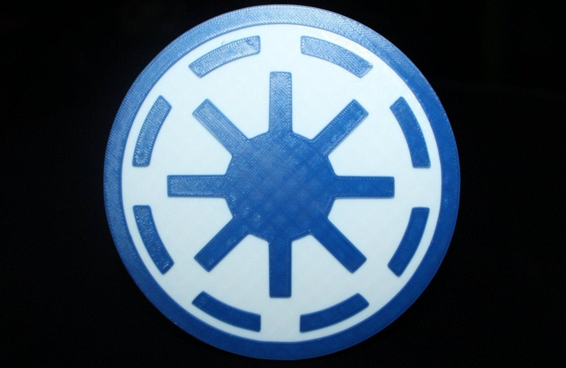 Galactic Republic Rondel Galactic Republic Emblem 3D printed Logo Sign Wall Desk Shelf Art ...