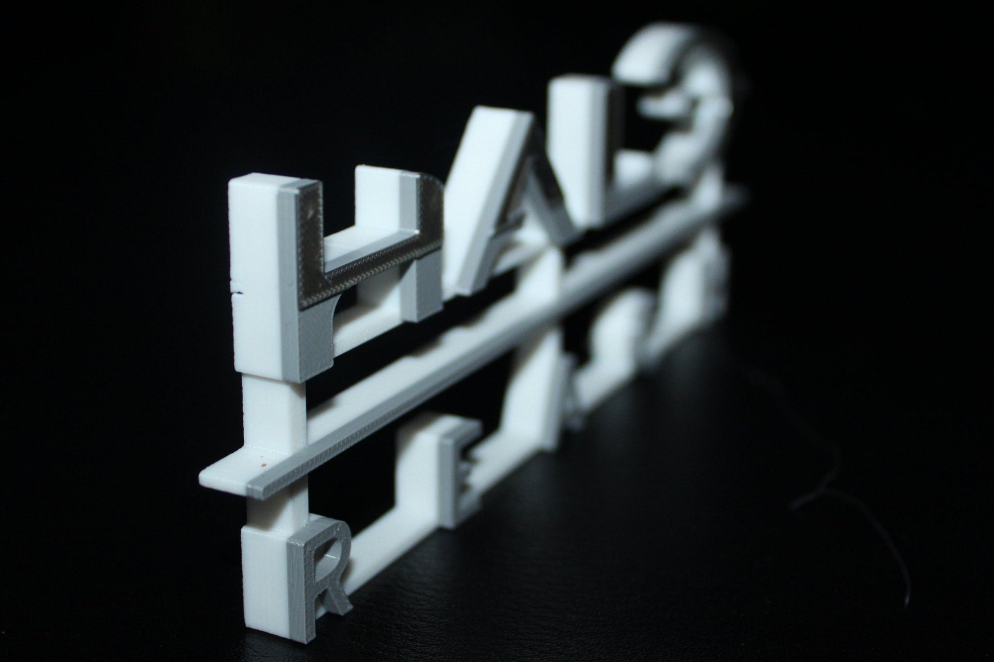 Halo Reach 3D printed Logo Art