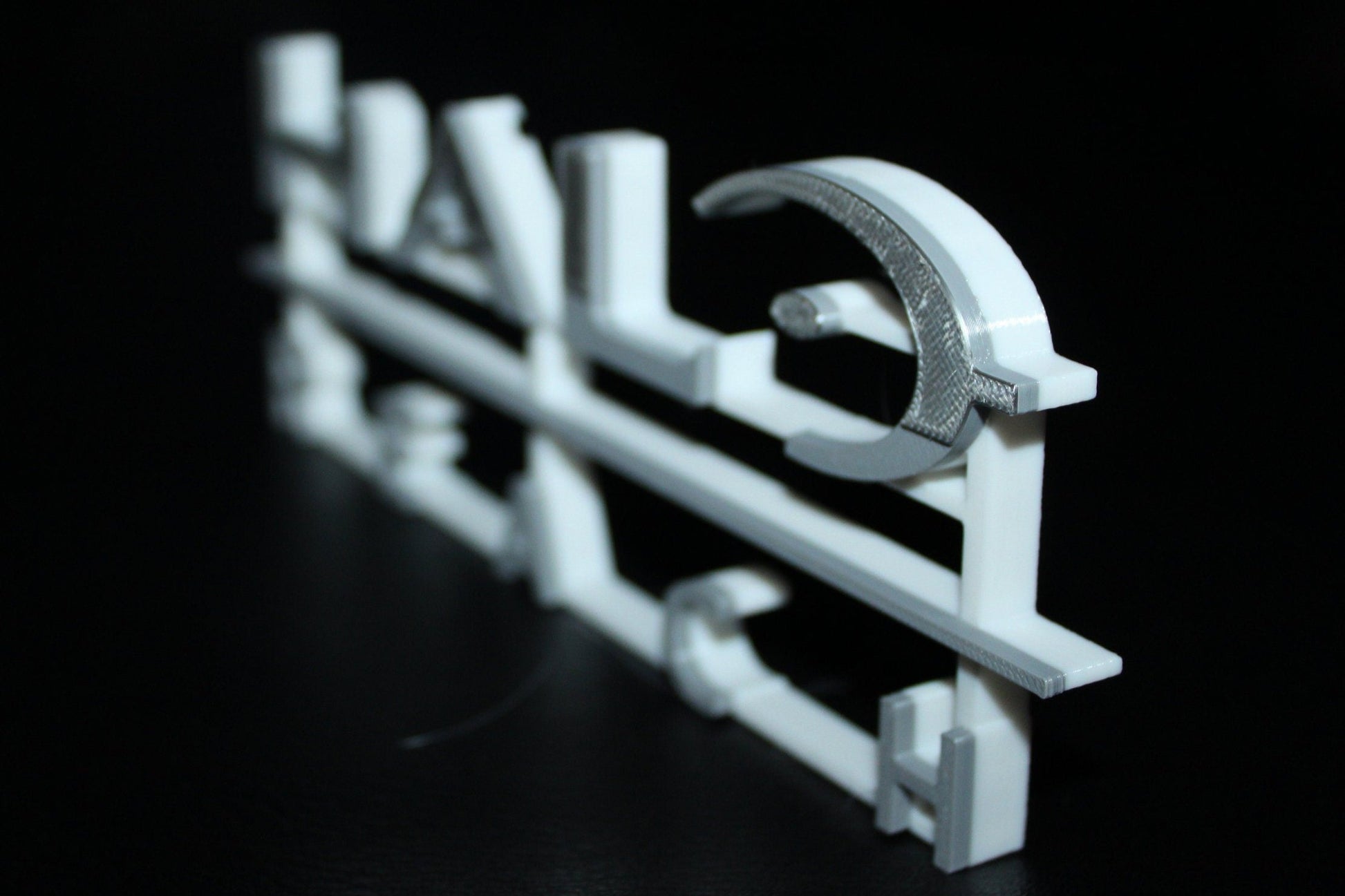 Halo Reach 3D printed Logo Art