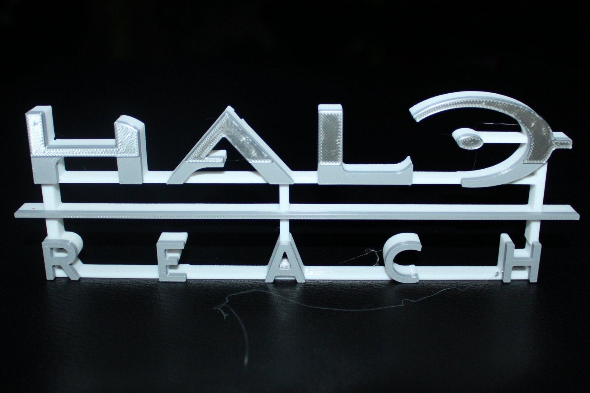 Halo Reach 3D printed Logo Art