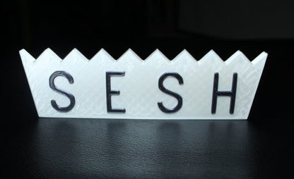 Team SESH, BONES 3D Printed Logo Art