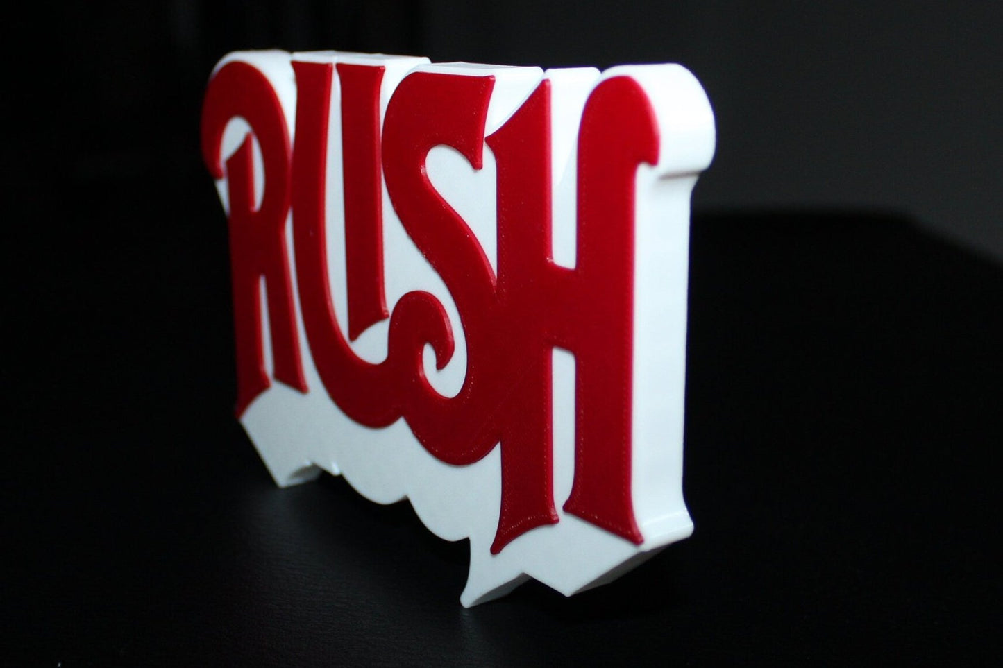 Rush 3D Printed Logo 3D Art