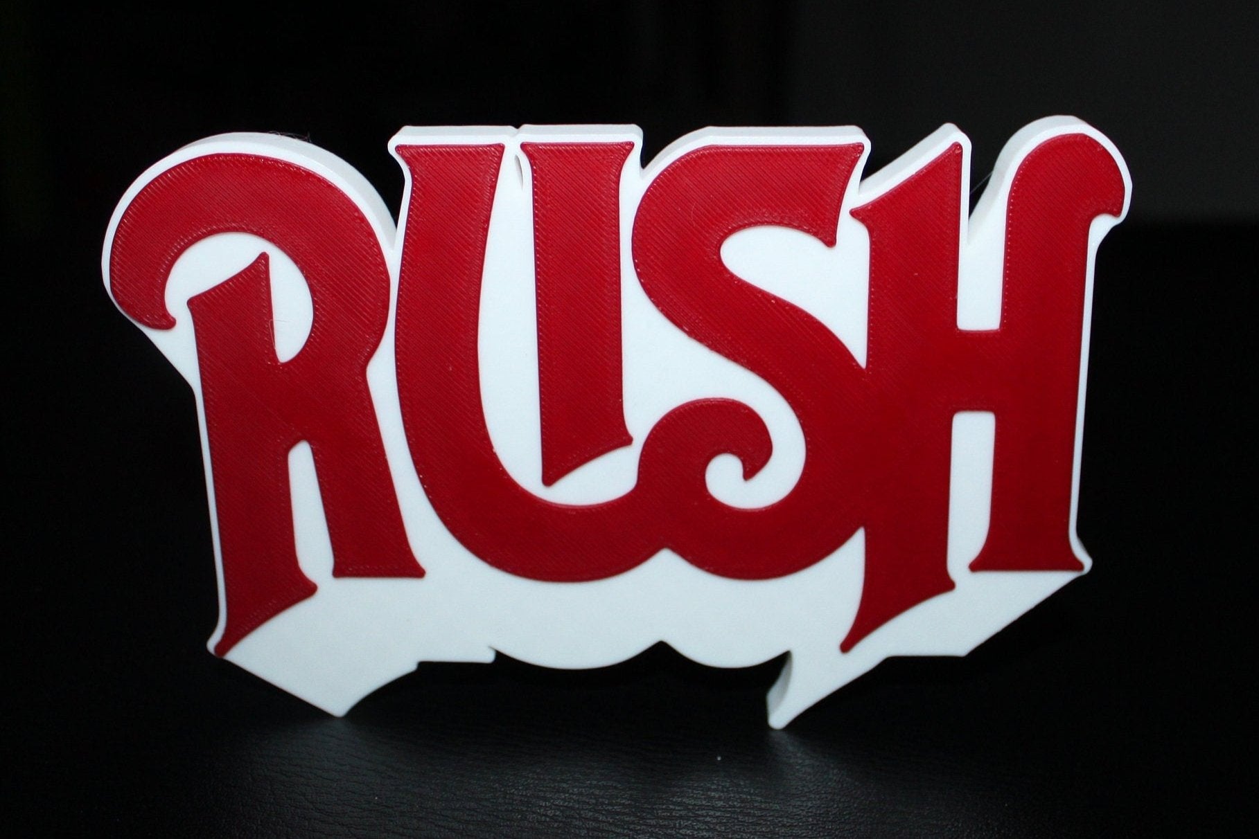 Rush 3D Printed Logo 3D Art