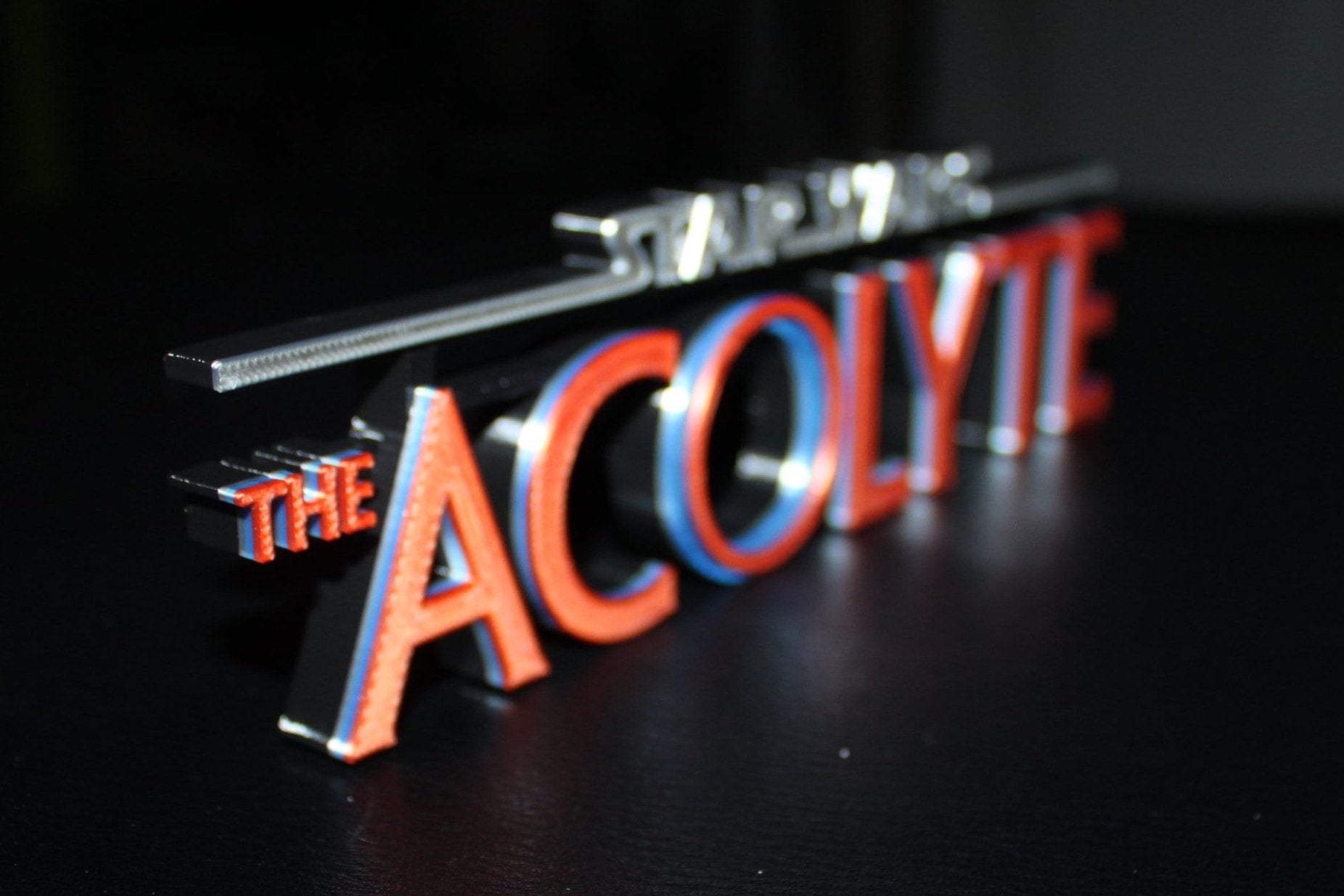 The Acolyte 3D printed Logo Art