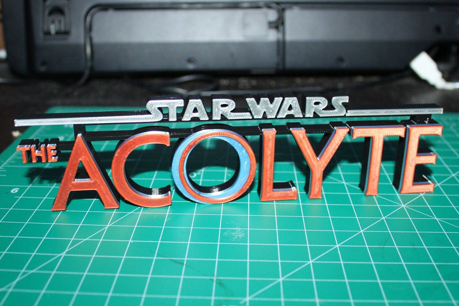 The Acolyte 3D printed Logo Art