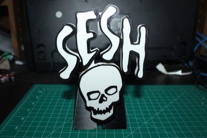 Team SESH, BONES 3D Printed Logo Art