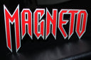 Magneto 3D printed Comic Logo Art