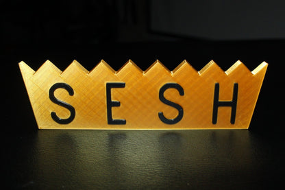 Team SESH, BONES 3D Printed Logo Art