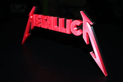 Metallica 3D Printed Logo Art