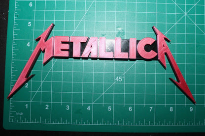 Metallica 3D Printed Logo Art