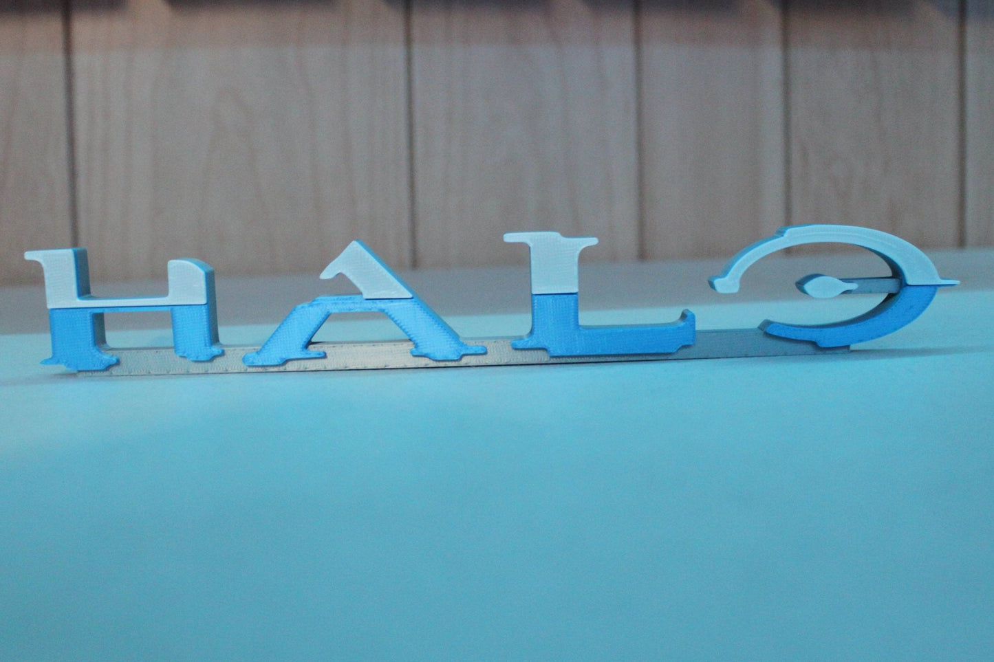 Halo, Combat Evolved Font 3D printed Logo Art