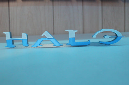 Halo, Combat Evolved Font 3D printed Logo Art