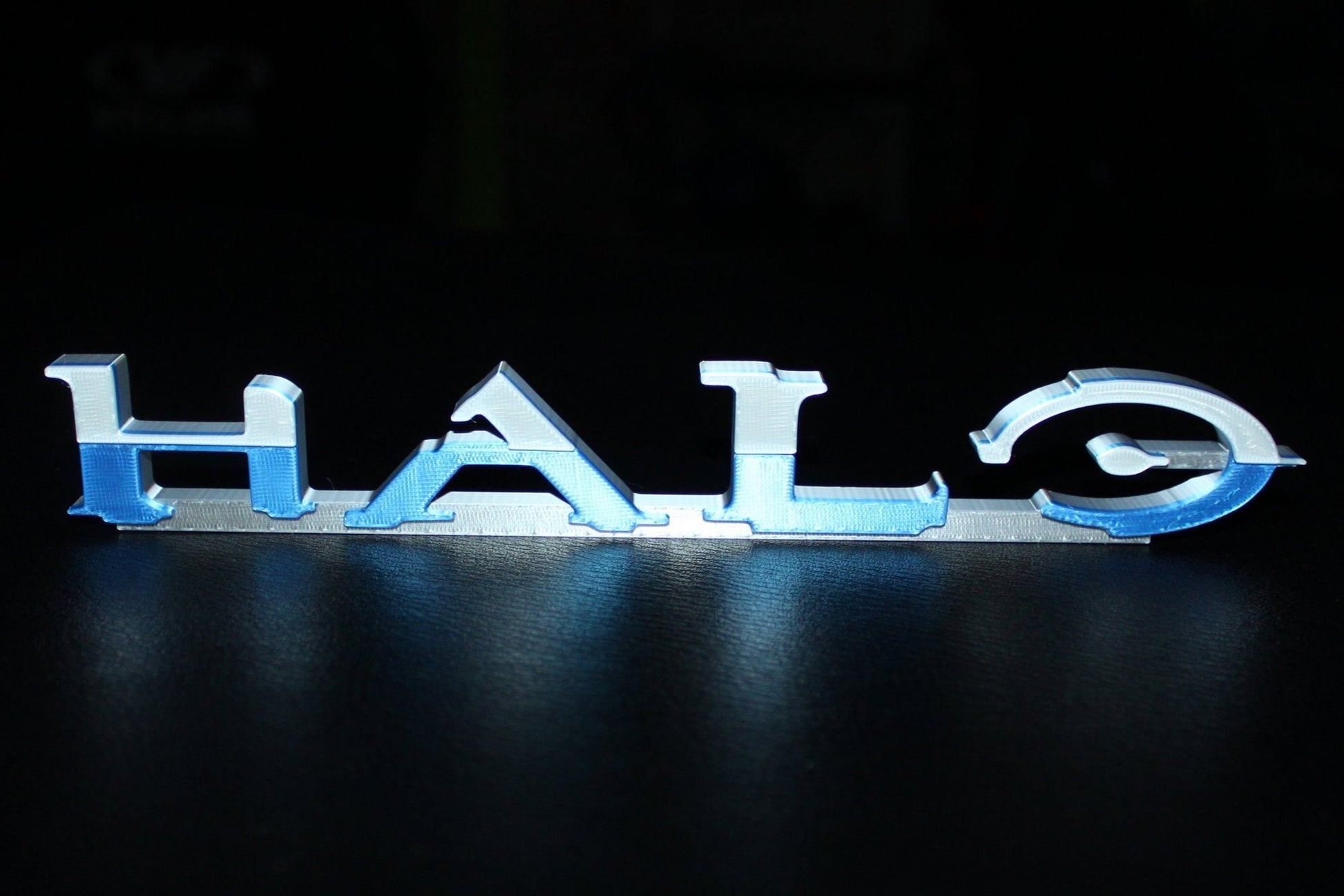 Halo, Combat Evolved Font 3D printed Logo Art