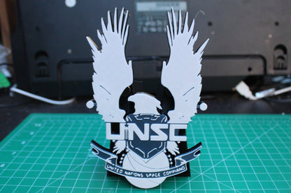 Halo, UNSC, United Nations Space Command 3D printed Logo Art