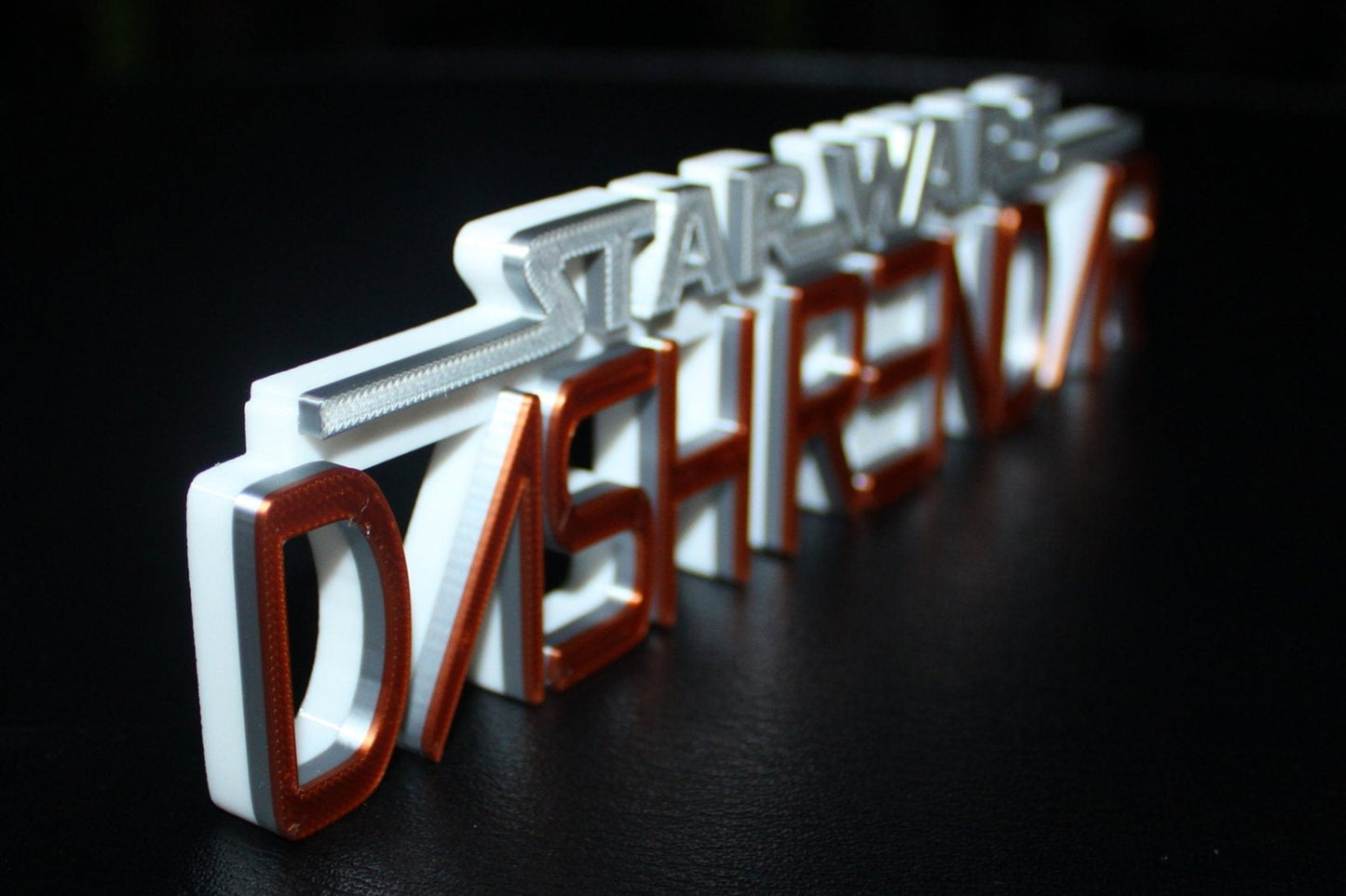 Dash Rendar 3D Printed Logo Art