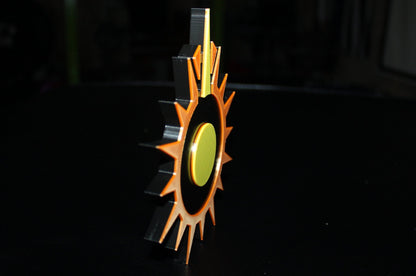 Black Sun crime syndicate 3D printed Logo Art