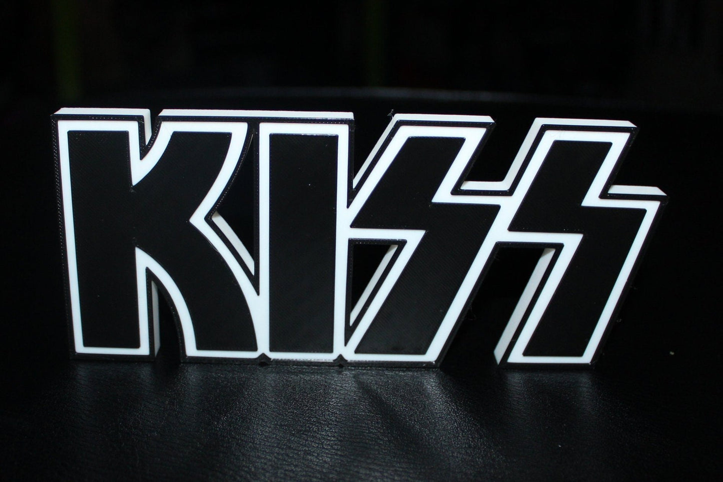 Kiss 3D Printed Logo Art