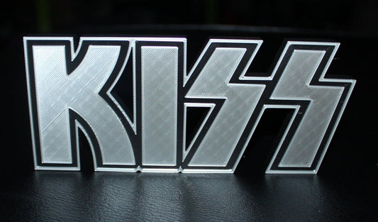 Kiss 3D Printed Logo Art