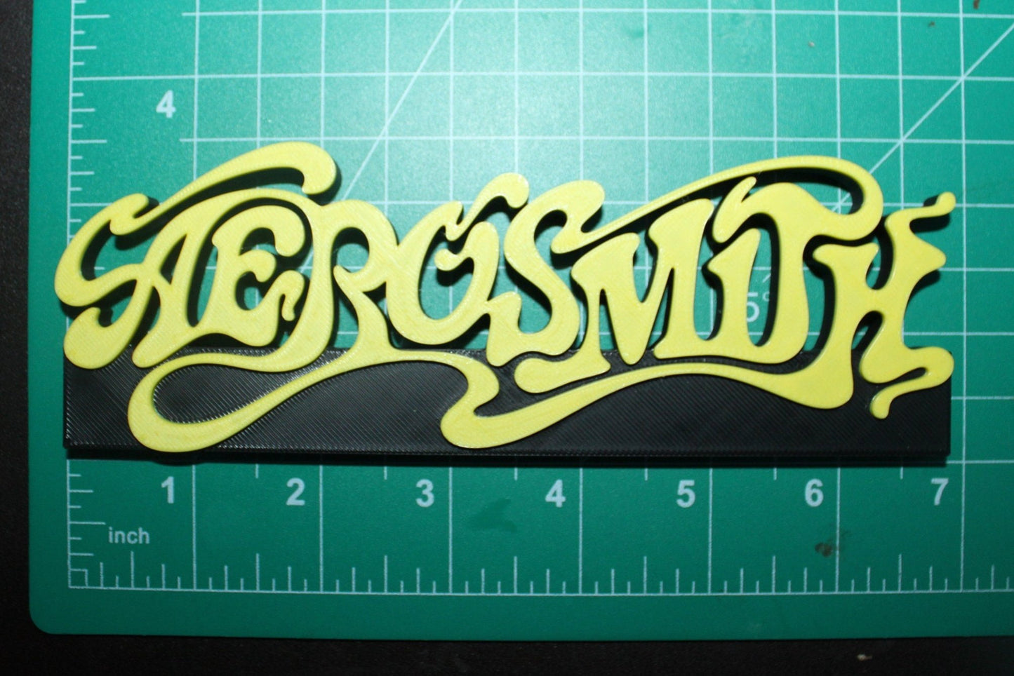 Aerosmith 3D Printed Logo Art