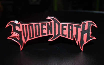 Sudden Death 3D Printed Logo Art