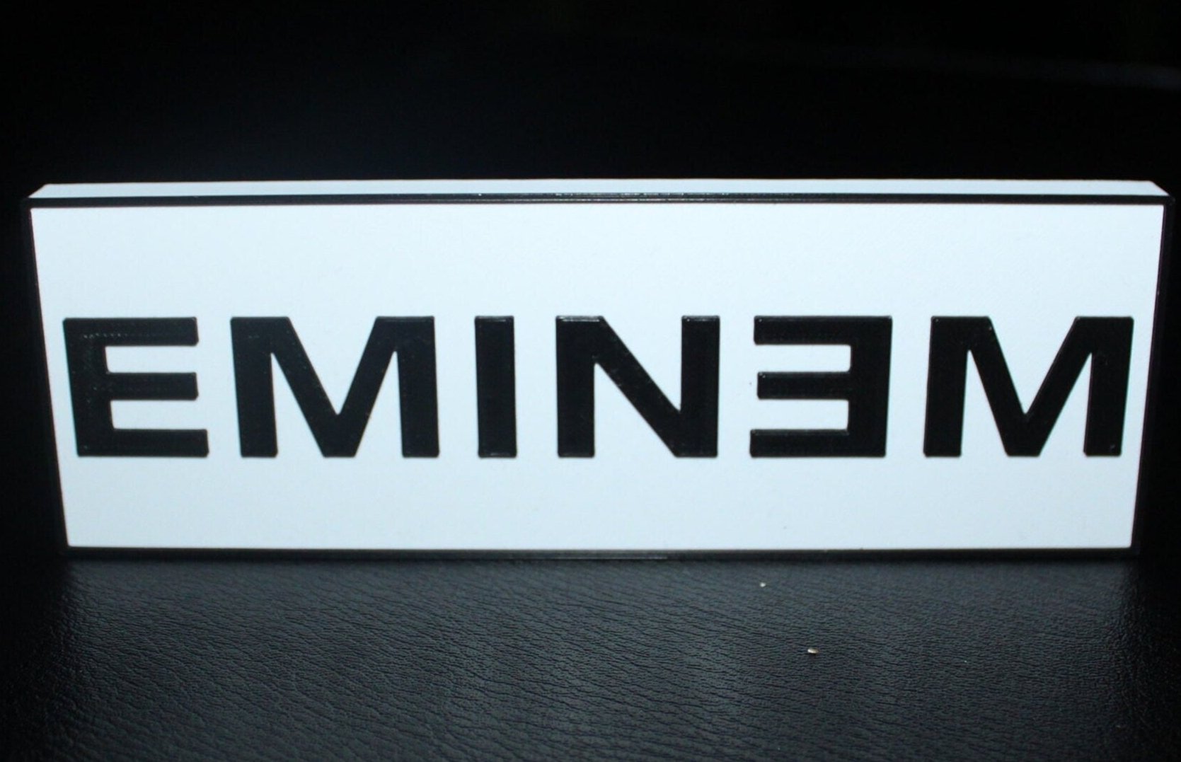 Eminem 3D printed Logo Sign Wall Desk Shelf Art – WindyCity3D