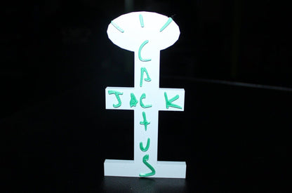 Travis Scott, Cactus Jack 3D Printed Logo Art