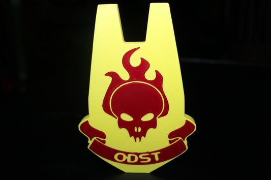 Halo, ODST 3D printed Logo Art