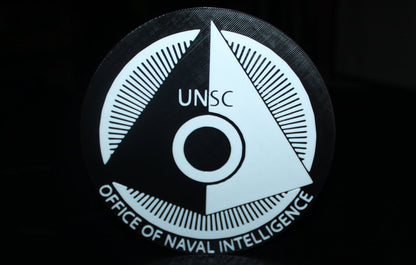 Halo, UNSC Office of Naval Intelligence 3D printed Logo Art