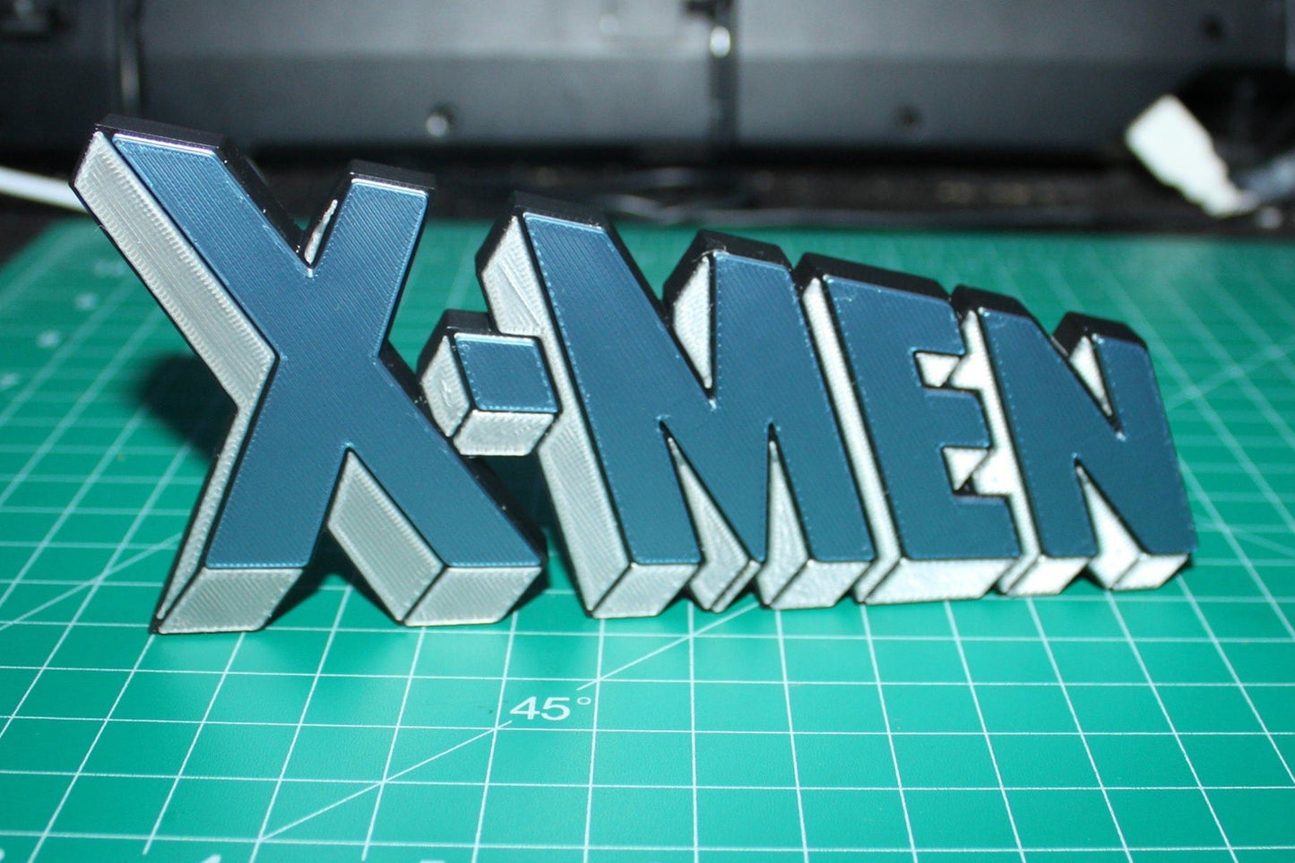 X-Men 3D printed Comic Logo Art