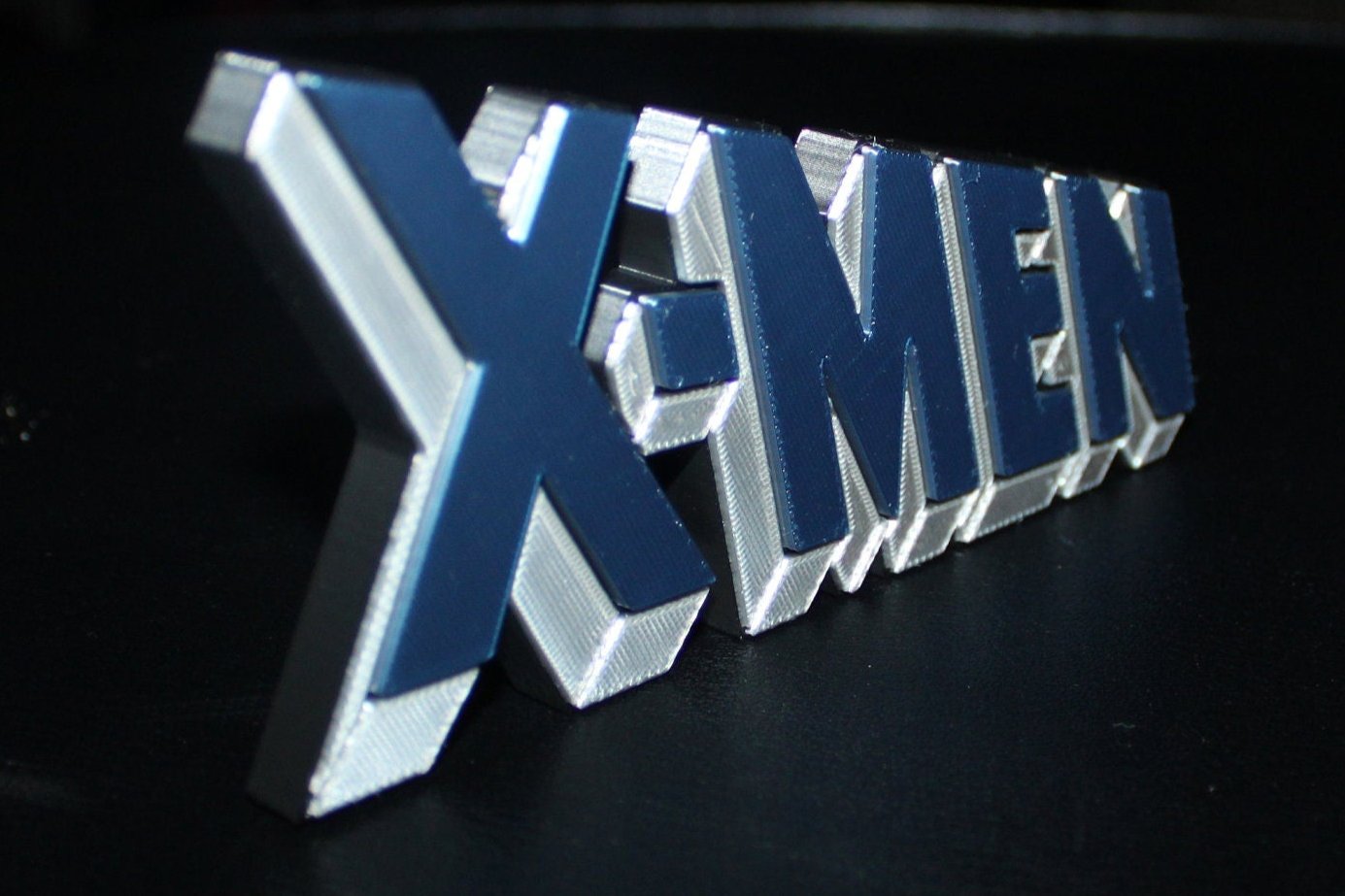 X-Men 3D printed Comic Logo Art