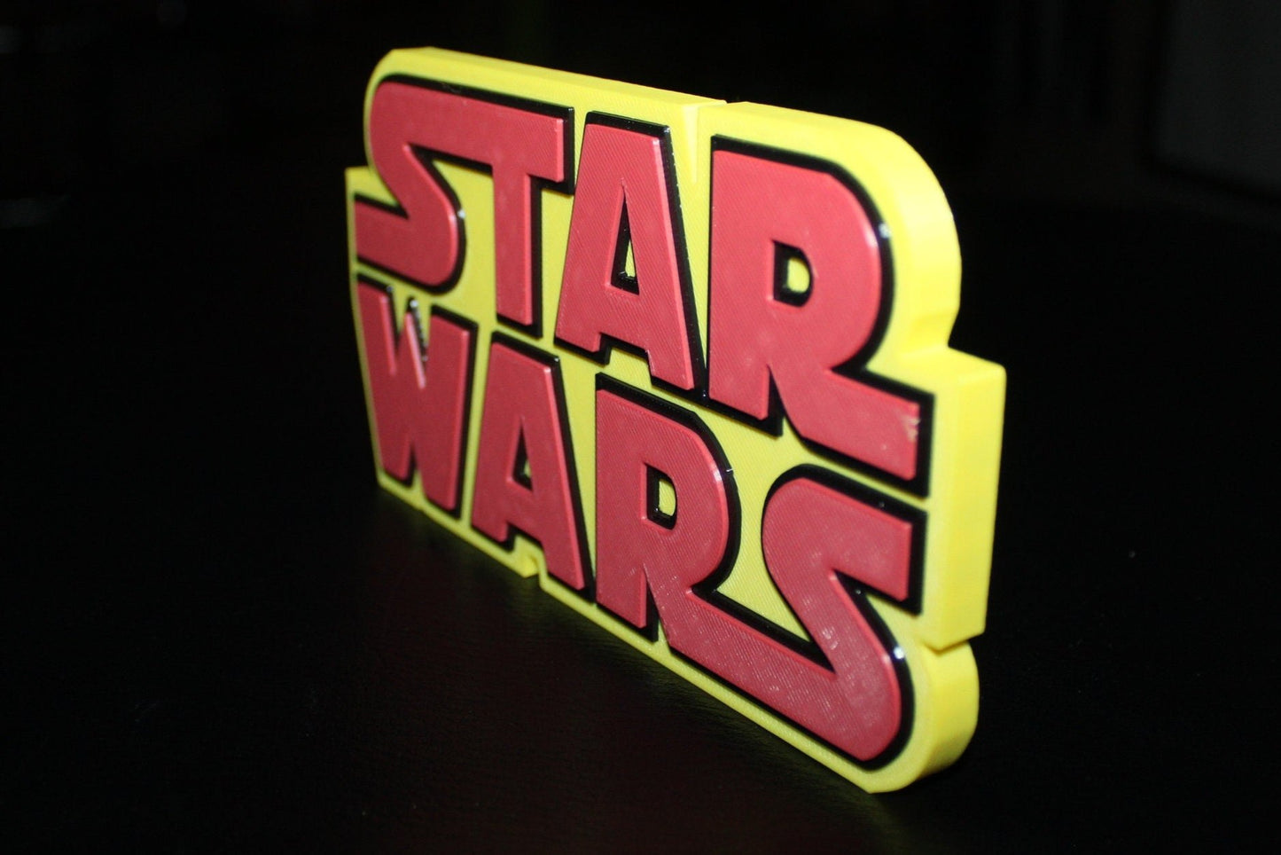 Star Wars 3D printed Logo Art