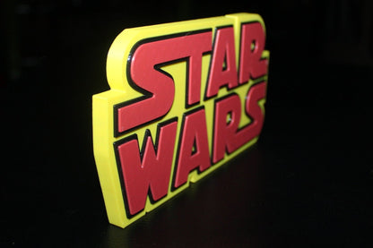 Star Wars 3D printed Logo Art