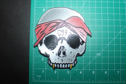 Suicide Boys Skull 3D Printed Logo Art