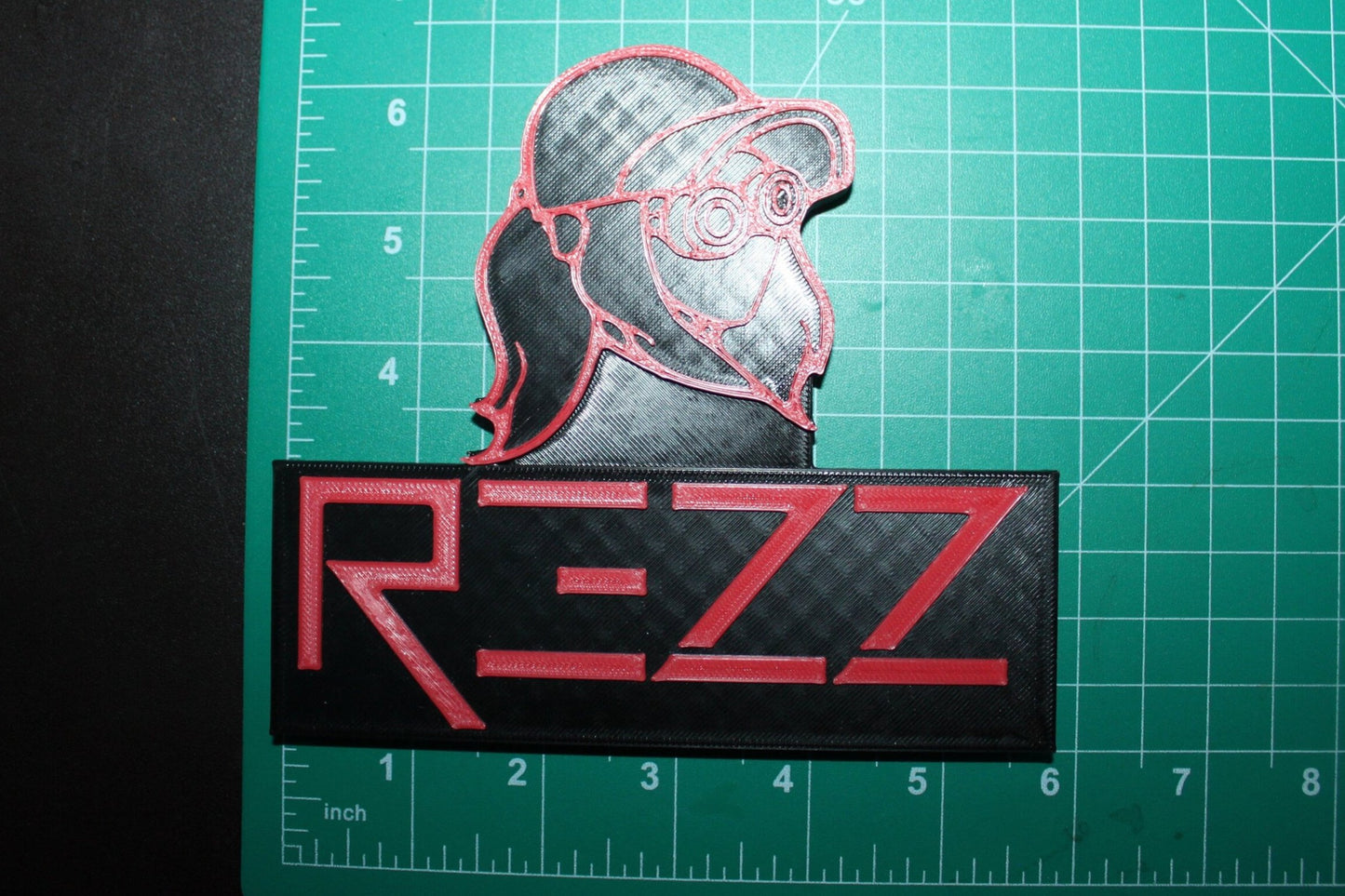 Rezz 3D Printed Logo Art