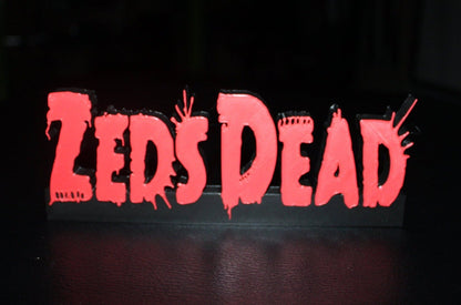 Zeds Dead 3D Printed Logo Art