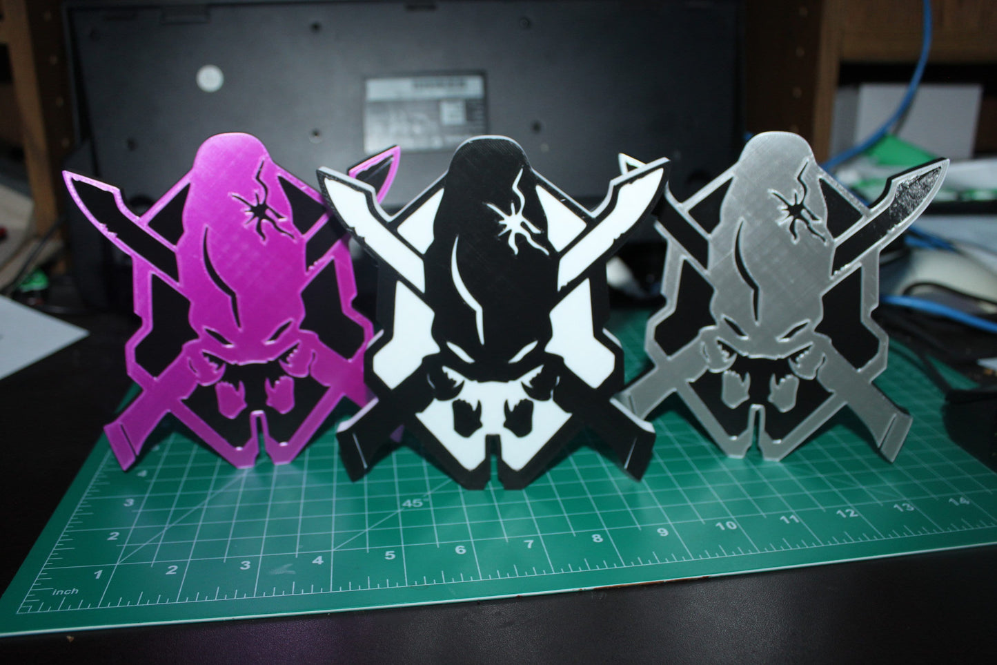 Halo, Legendary Emblem 3D printed Logo Art