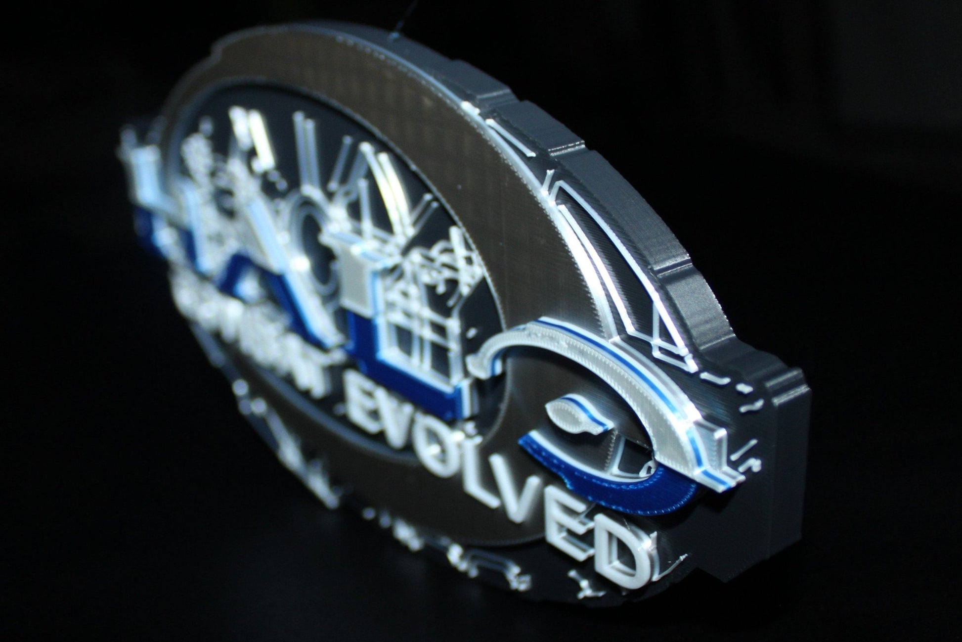 Halo Combat Evolved 3D printed Logo Art