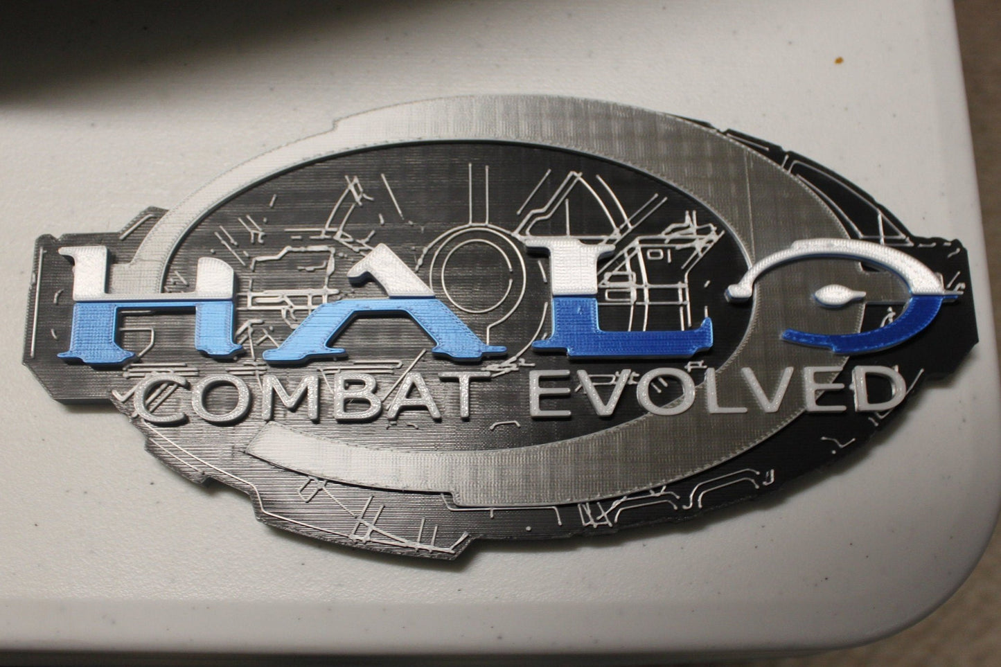 Halo Combat Evolved 3D printed Logo Art