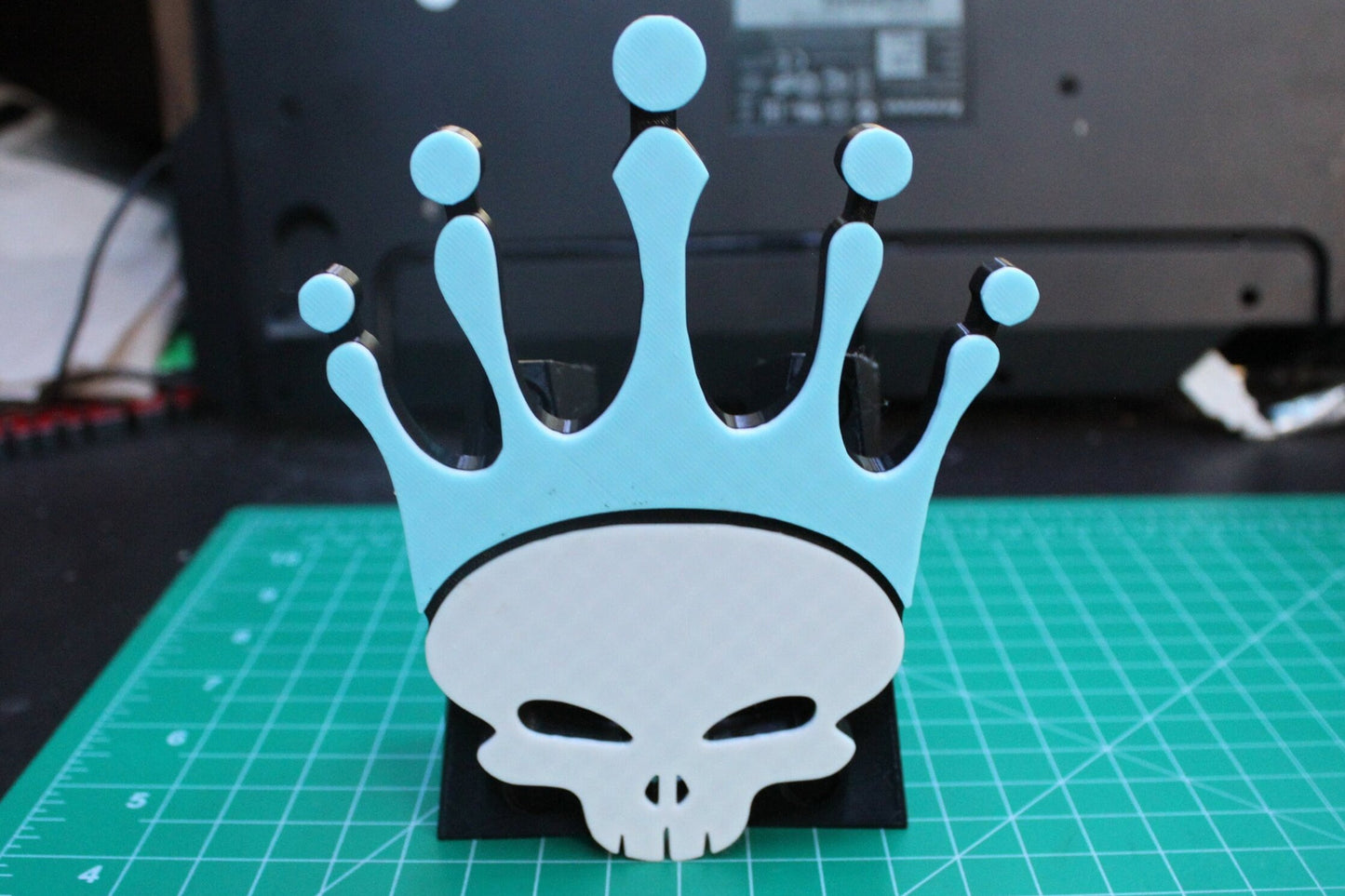 Halo Skull King Emblem 3D printed Logo Art