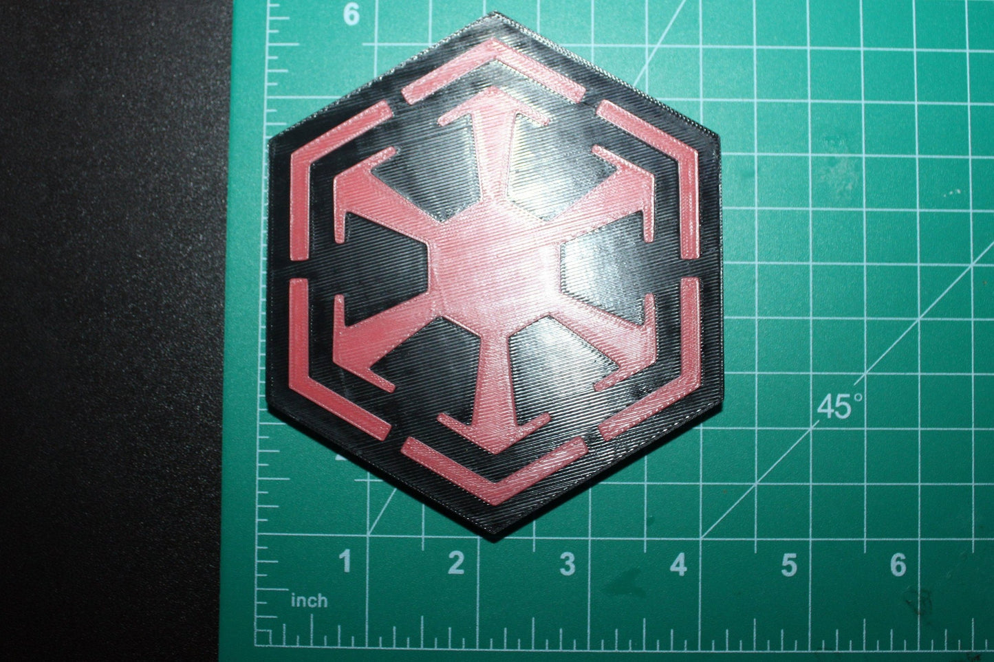 Sith Empire Emblem 3D printed Logo Art