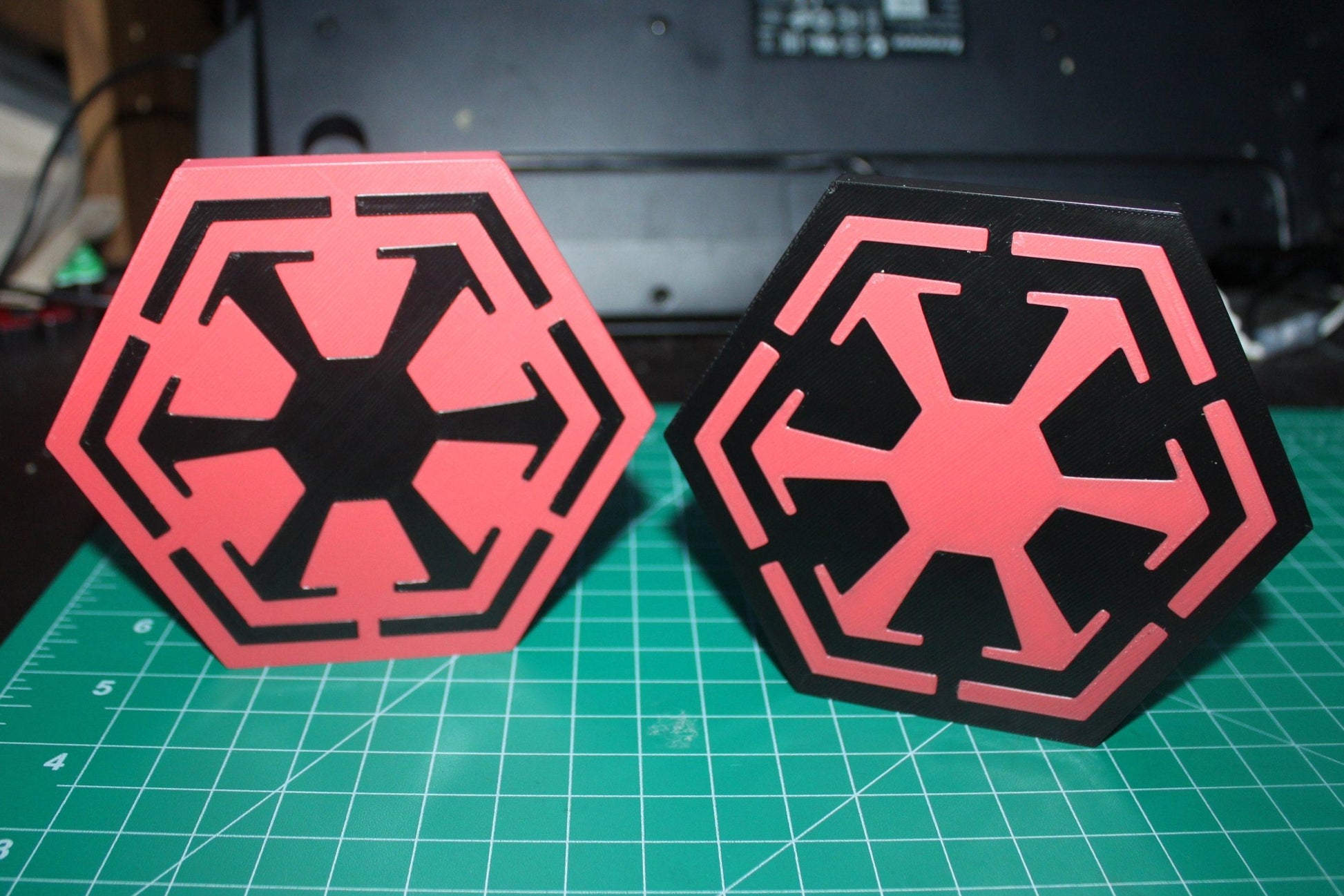 Sith Empire Emblem 3D printed Logo Art