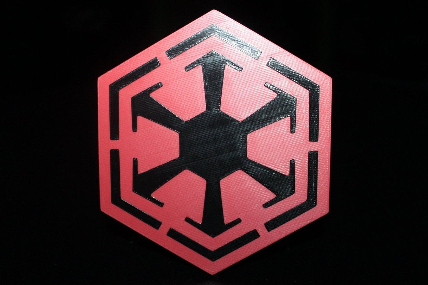 Sith Empire Emblem 3D printed Logo Sign Wall Desk Shelf Art