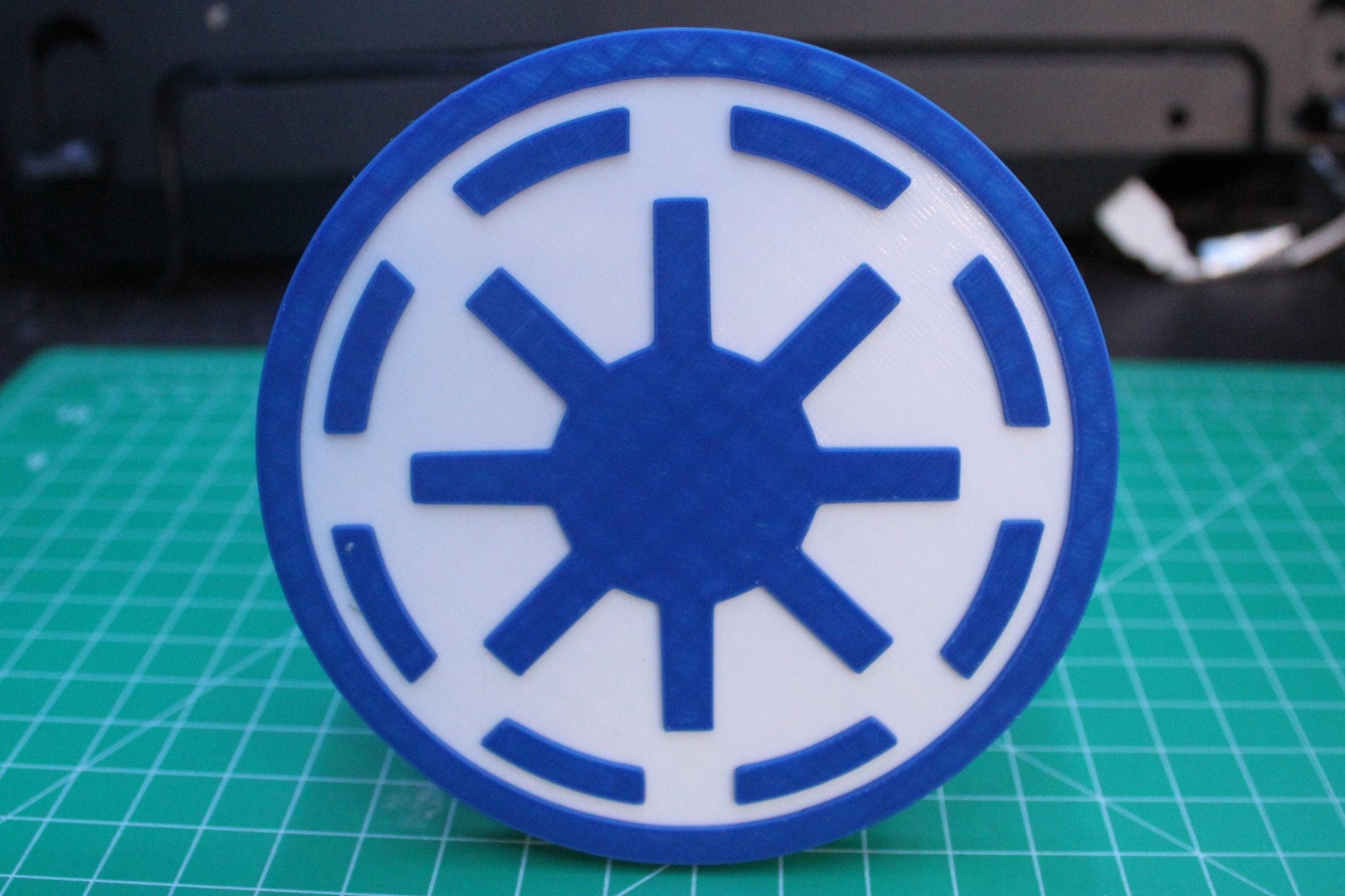 Galactic Republic Emblem 3D printed Logo Art