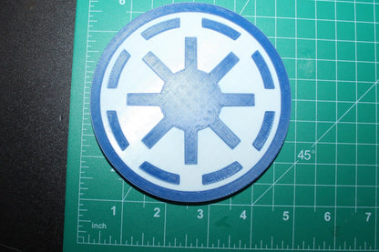 Galactic Republic Emblem 3D printed Logo Art