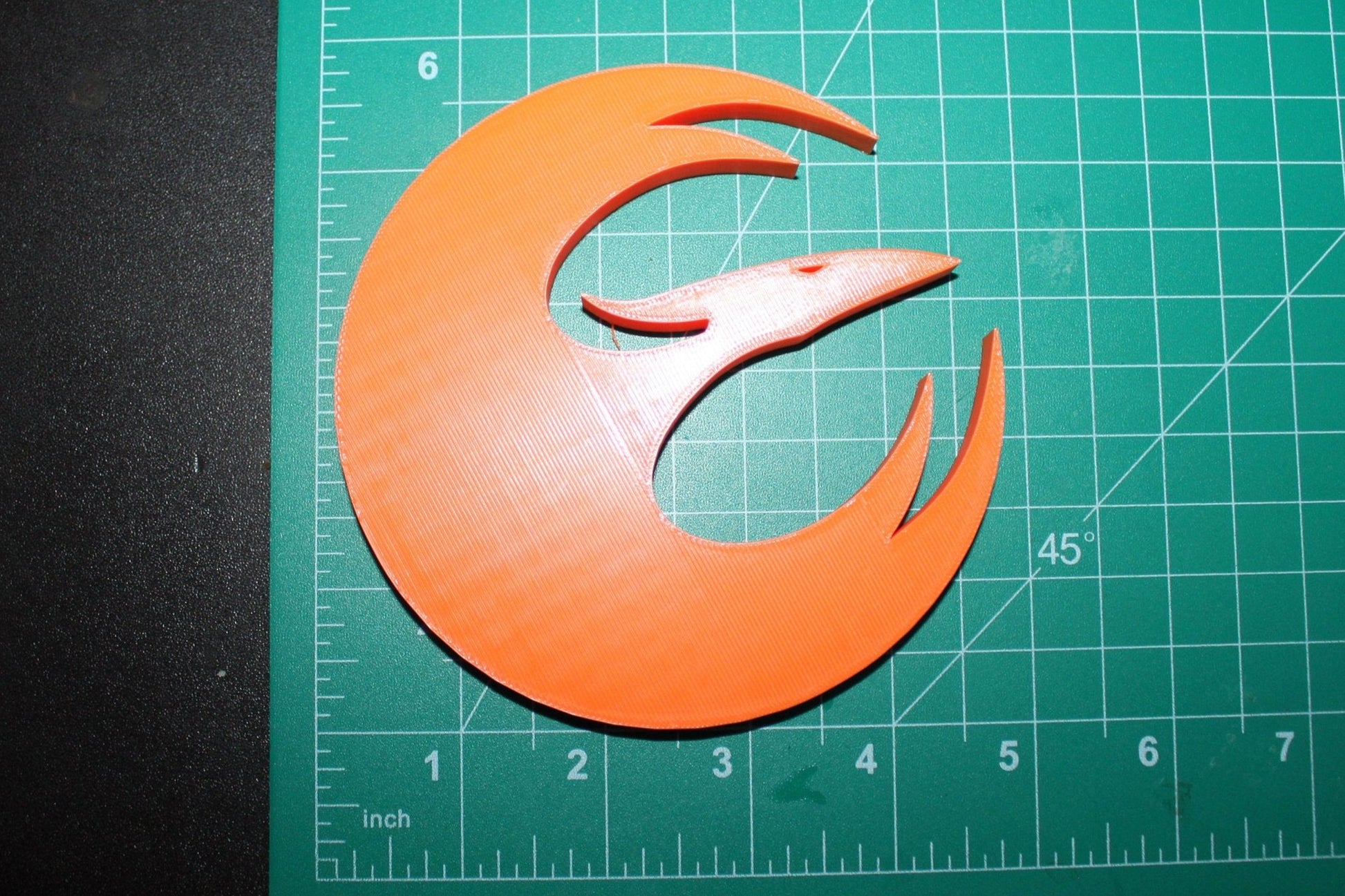 Rebels Pheonix 3D printed Logo Art