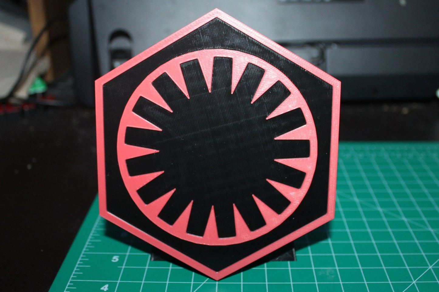 First Order 3D printed Logo Art