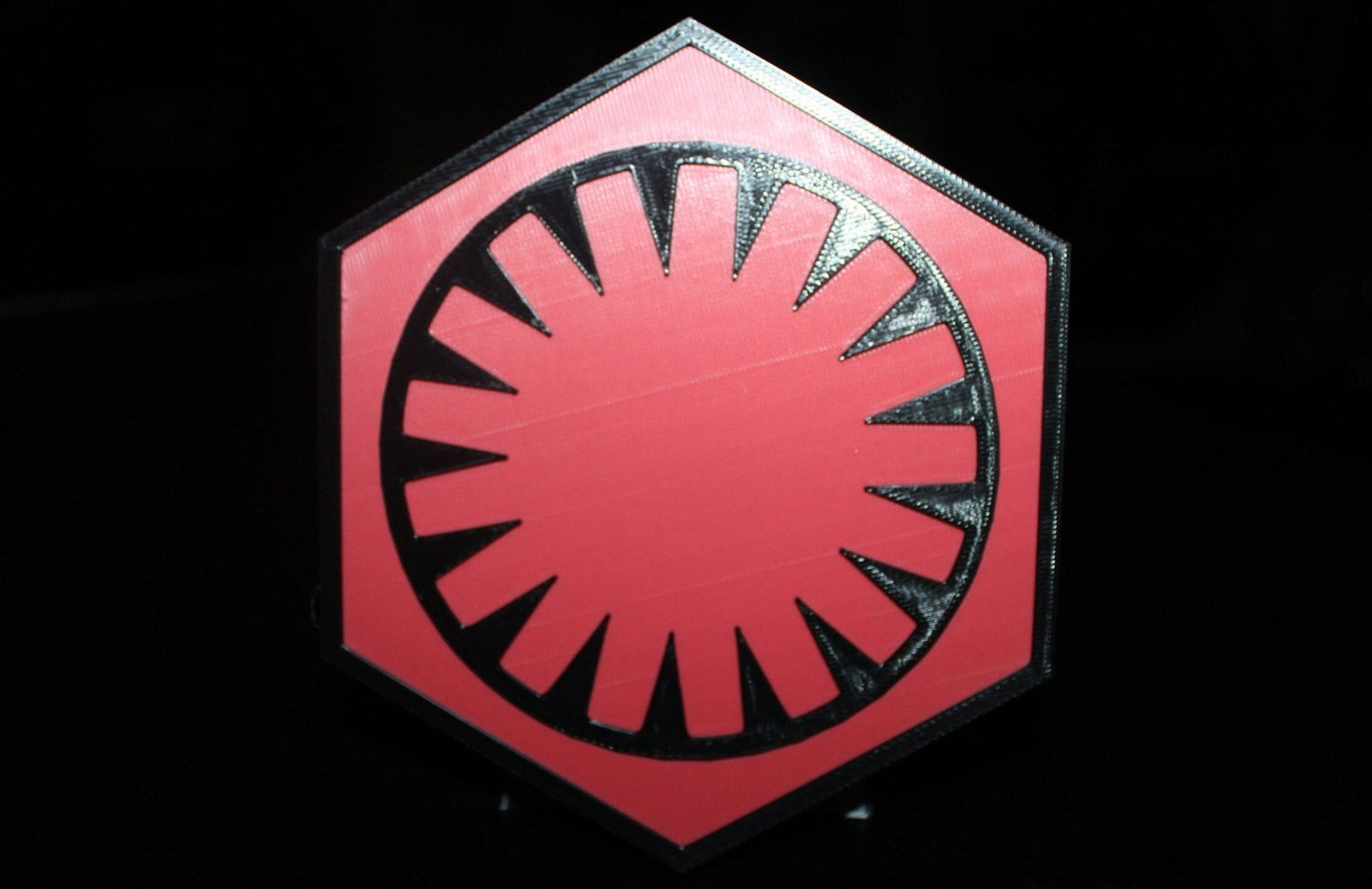 First Order 3D printed Logo Art